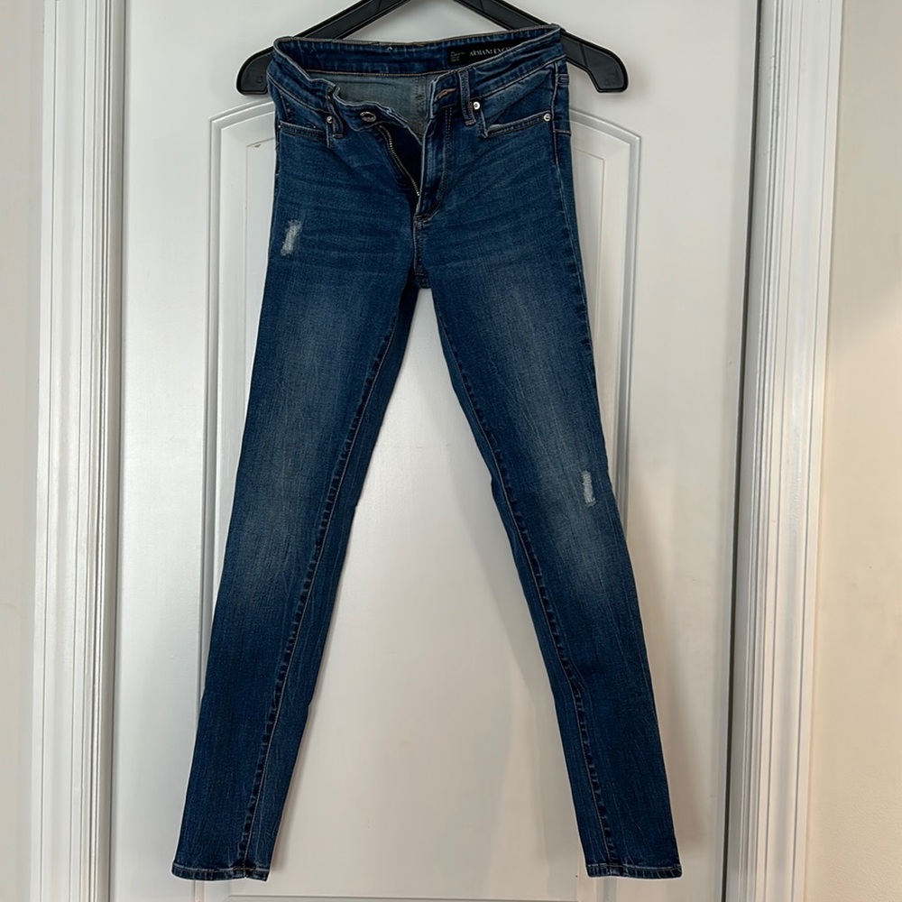 Armani Exchange super skinny lift-up jeans